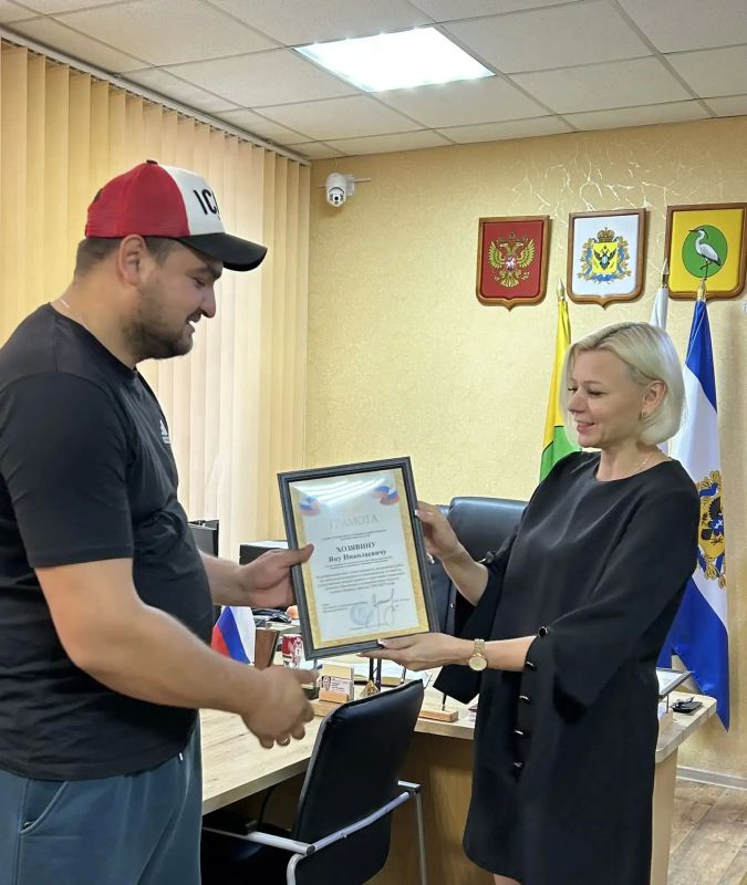 В Чаплинском муниципальном округе состоялось награждение рязанской бригады МП «Водоканал города Рязани» В Чаплинском муниципальном округе состоялось награждение рязанской бригады МП «Водоканал города Рязани»