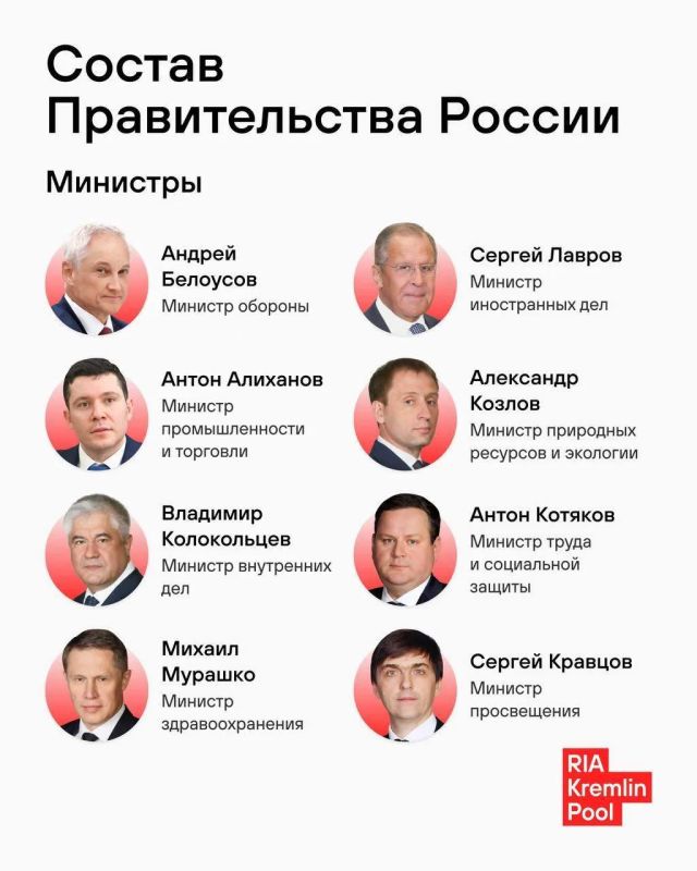 Обновление правительства: ключевые перемены Обновление правительства: ключевые перемены