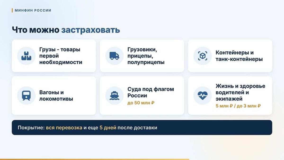 Минфин России информирует о страховании военных рисков для бизнеса Херсонской области