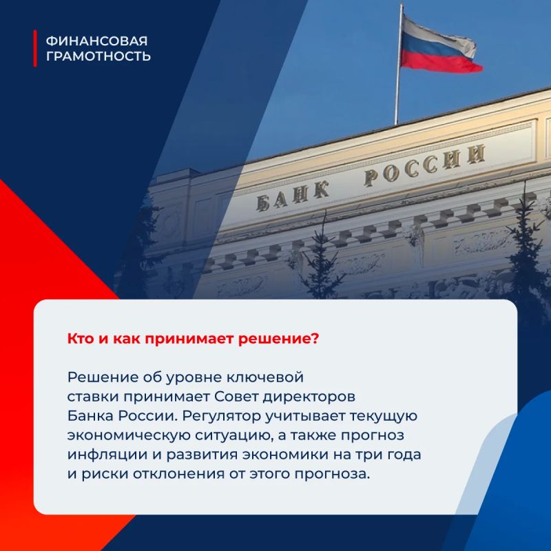 Владимир Сальдо: Финансовая грамотность: почему стоит следить за ключевой ставкой Банка России? Владимир Сальдо: Финансовая грамотность: почему стоит следить за ключевой ставкой Банка России?