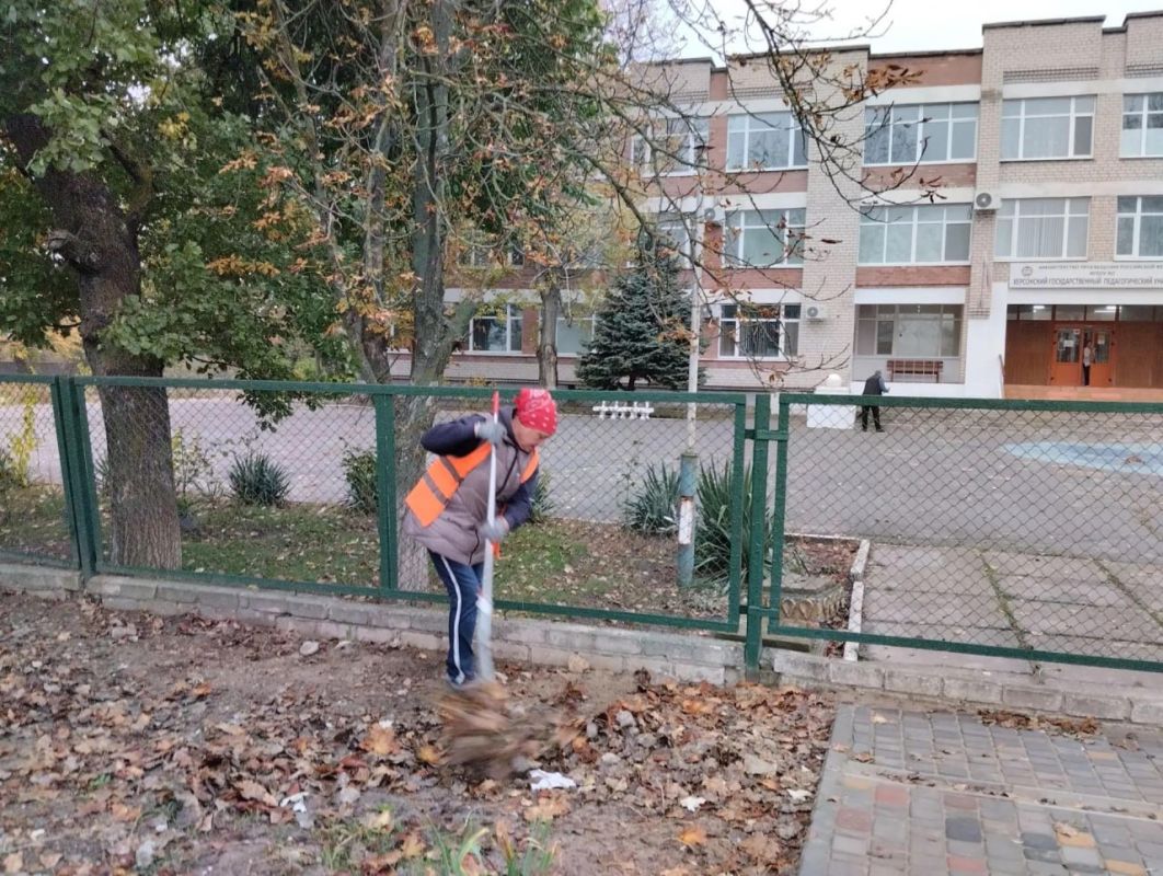 Александр Дудка: Плановые осенние работы в Скадовске Александр Дудка: Плановые осенние работы в Скадовске