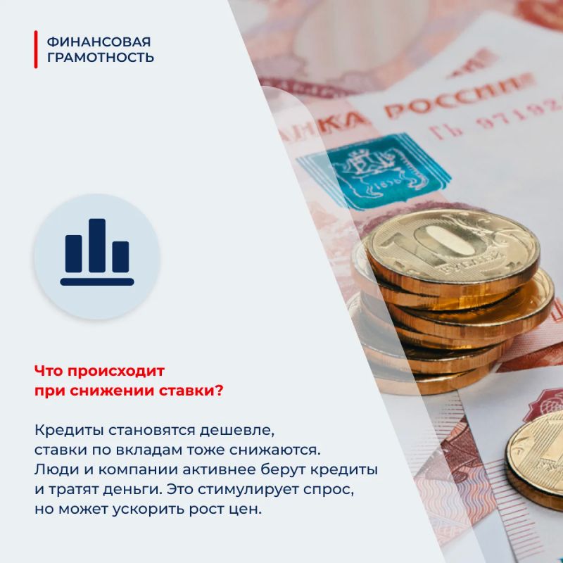Владимир Сальдо: Финансовая грамотность: почему стоит следить за ключевой ставкой Банка России? Владимир Сальдо: Финансовая грамотность: почему стоит следить за ключевой ставкой Банка России?