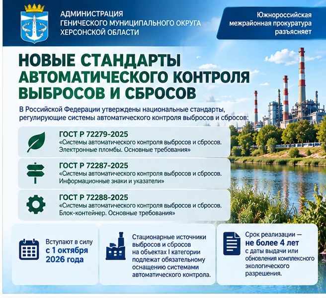 Новые стандарты экологического контроля вступили в действие с 1 октября 2026 года