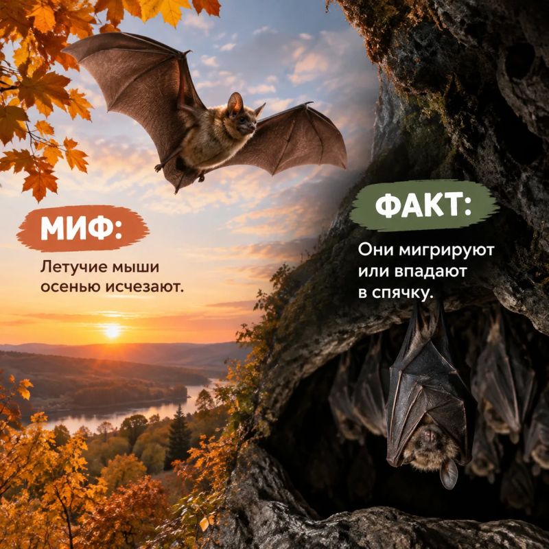 Правда ли, что летучие мыши исчезают до весны? Правда ли, что летучие мыши исчезают до весны?