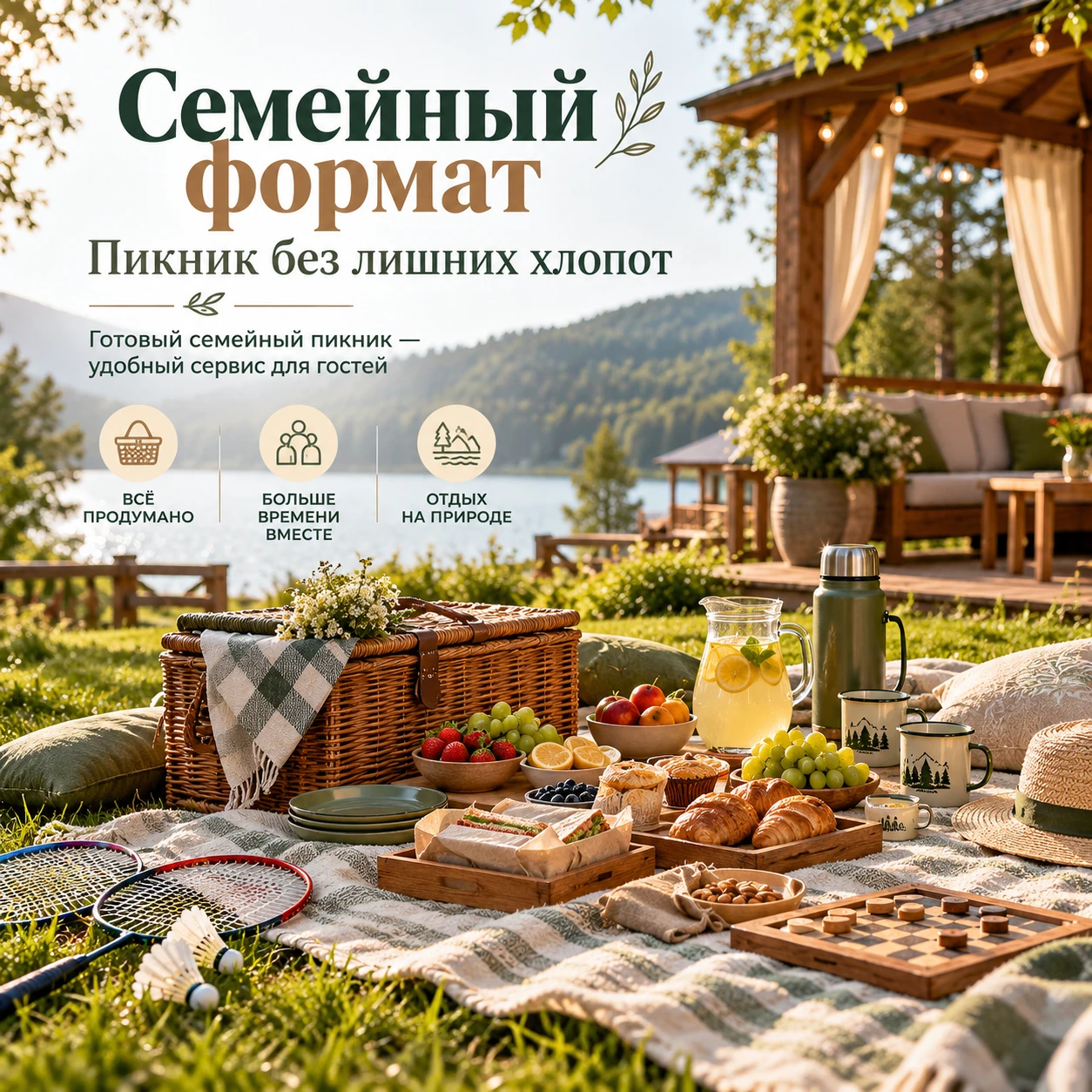 Семейный формат: пикник без лишних хлопот!